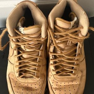 Nike Air Force 1 high wheat gum light brown LV8